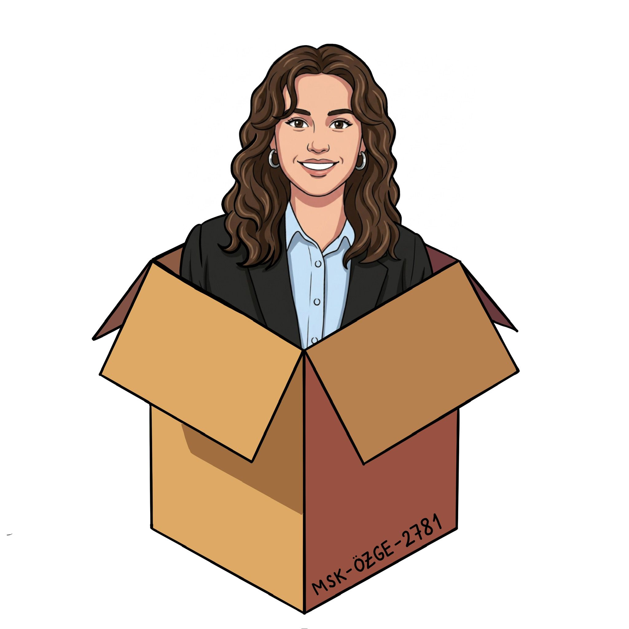 Özge Seydanoğlu cartoon